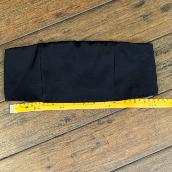 Good American Black Bandeau swim top size 2 - Picture 6 of 7